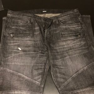 NEW! Hudson Blinder Skinny Biker Jean (black)